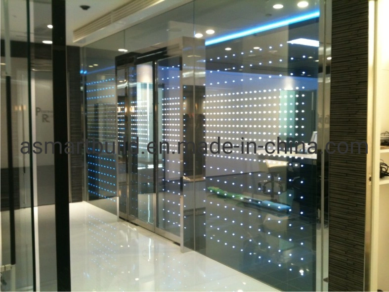 LED Smart Decorative Tempered Laminated Glass for Glass Partition Glass Balustrade and Shopfront