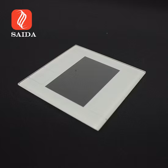 Smart Home Touch Interruttore della luce Presa a muro Telaio 2mm 3mm Pannello in vetro temperato temperato con vernice nera Serigrafia personalizzata Finestra IR