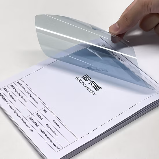 Pellicola per specchietto antiappannamento laterale per auto impermeabile Pellicola intelligente per auto Pdlc Pellicola idrorepellente per alimentatore per finestrino dell'auto
